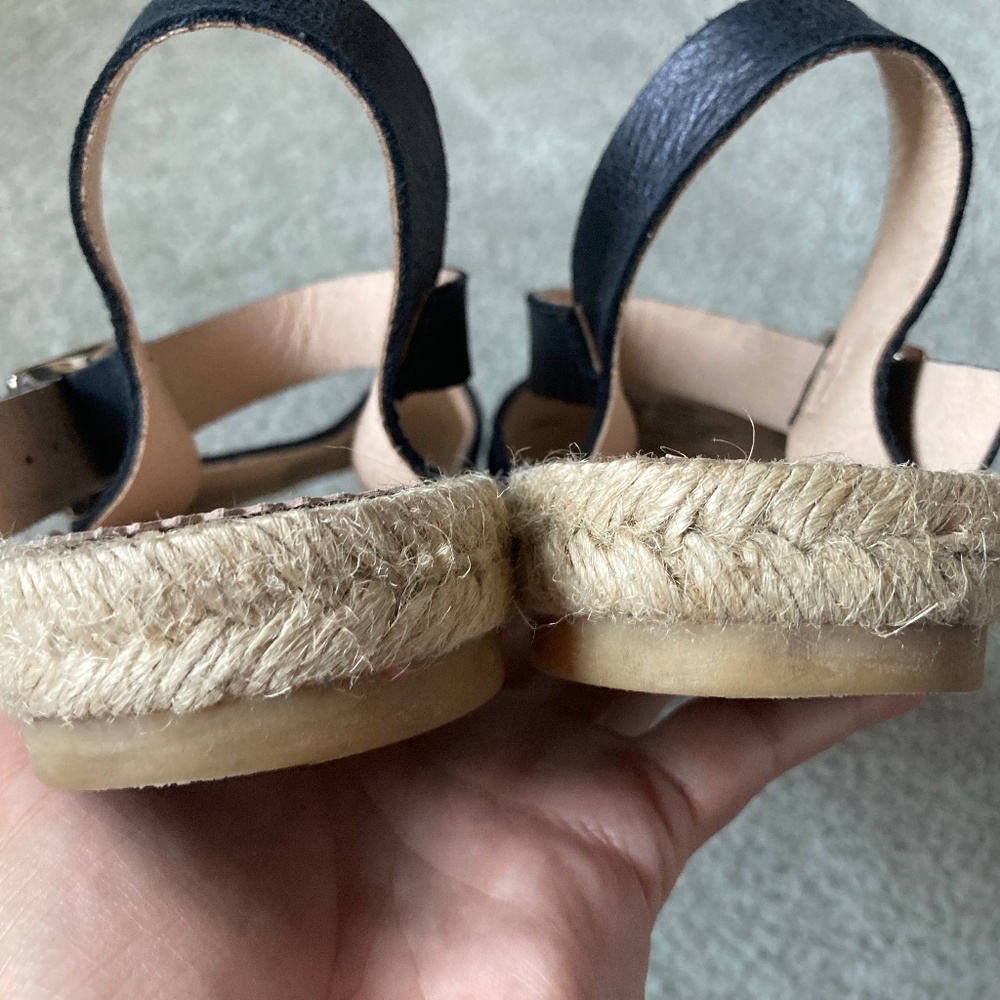 J. Crew Made-in-Spain Ankle-Strap Espadrilles in Leather Women's 7.5 (runs big) - Picture 7 of 8